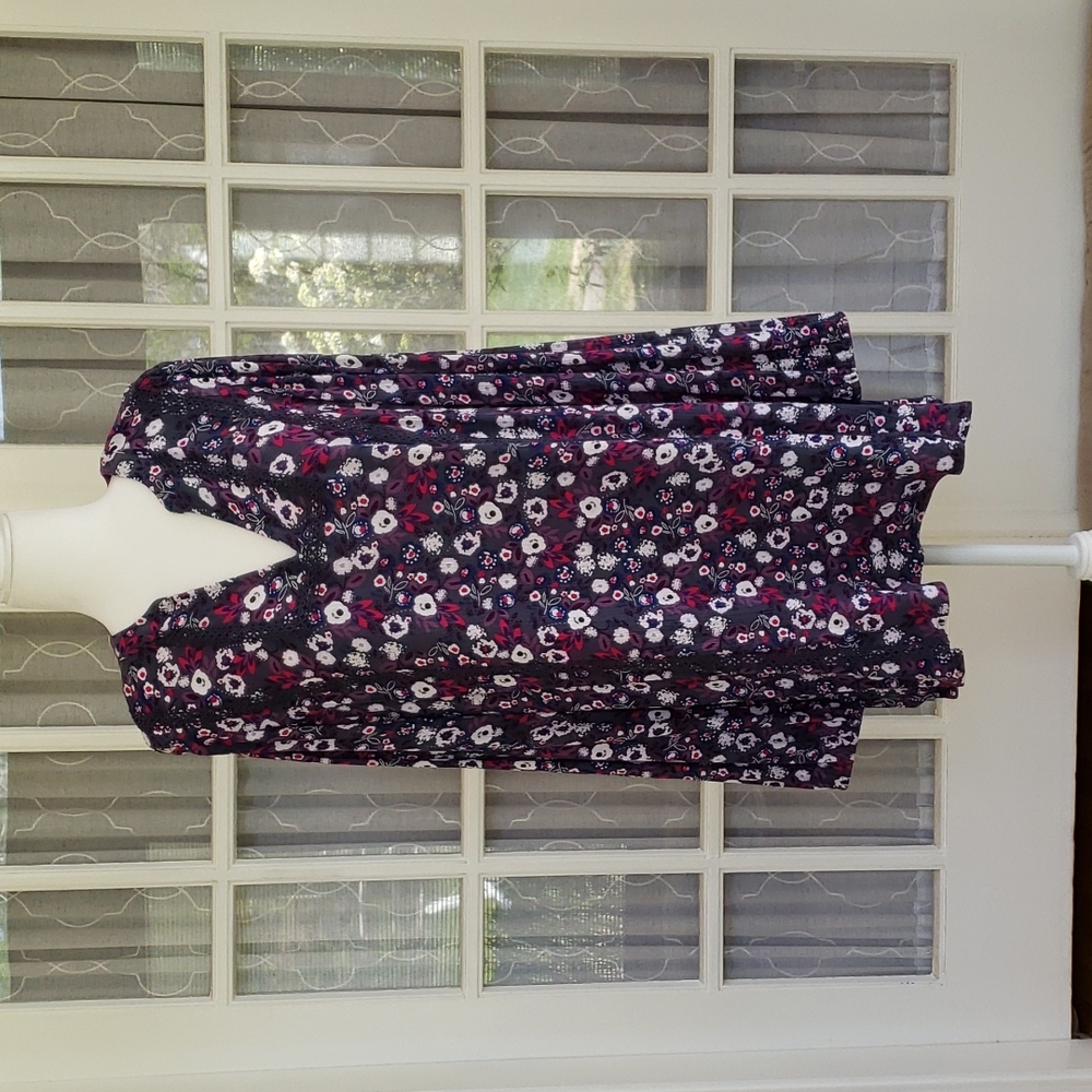Lane Bryant peasant top tunic